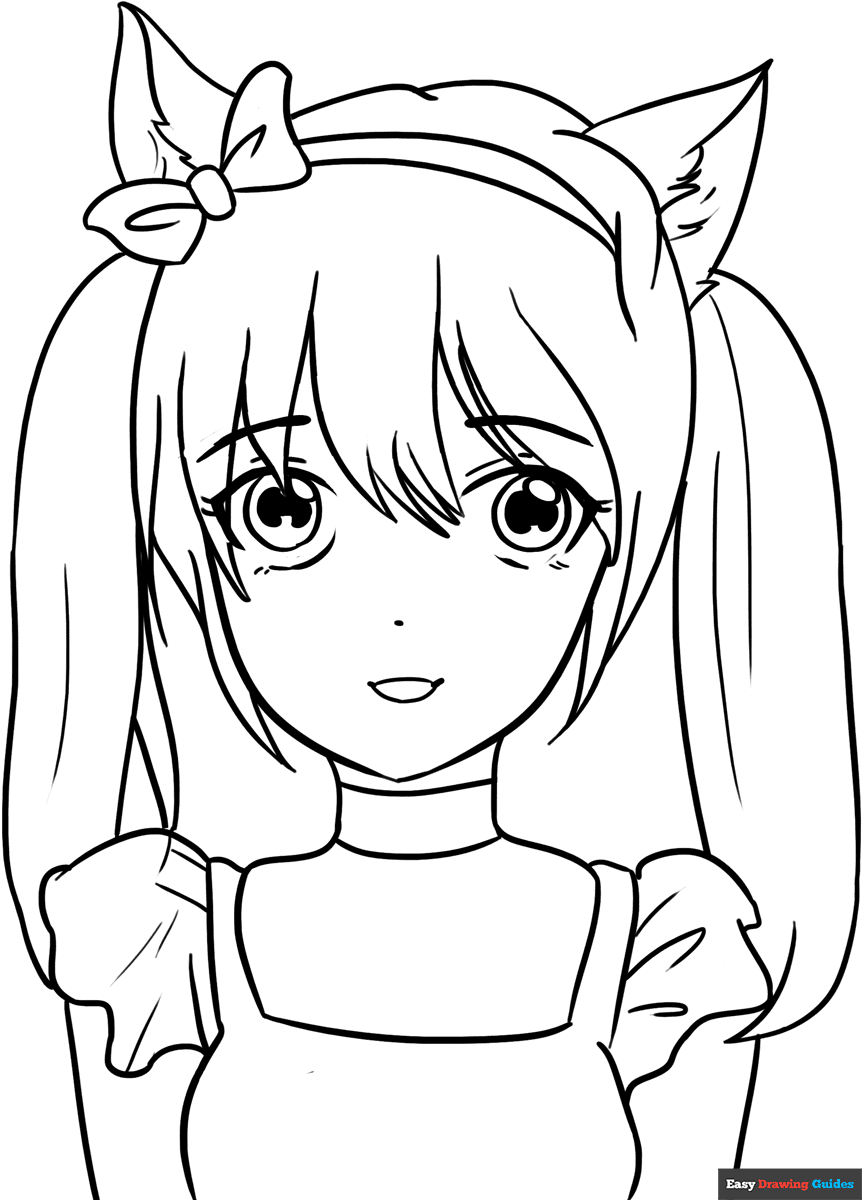 Free Printable Anime Coloring Pages For Kids