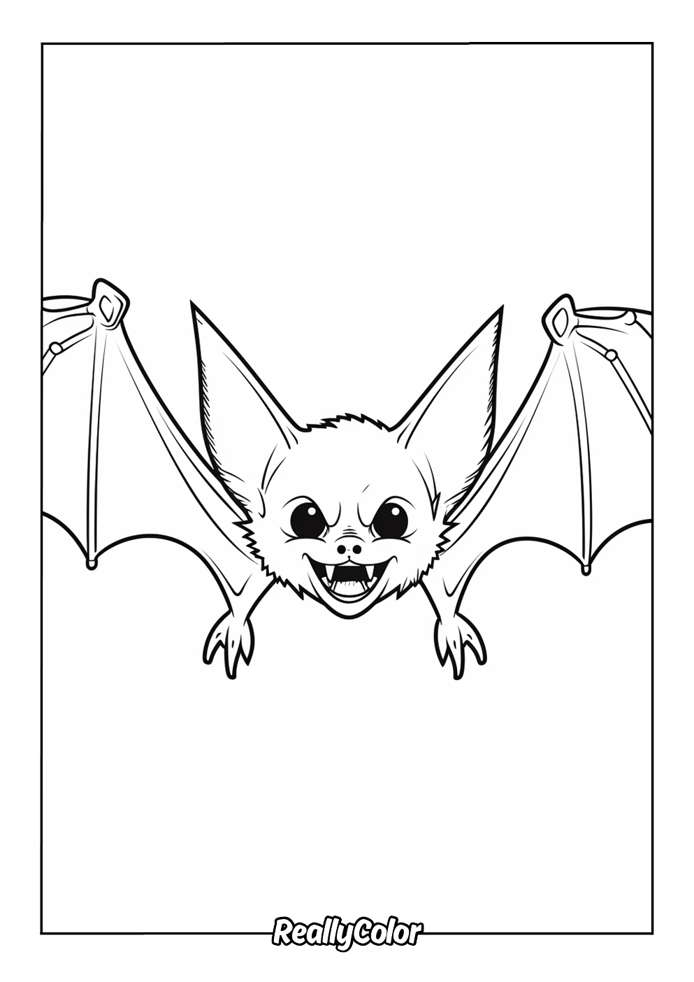 Free Printable Bat Coloring Pages