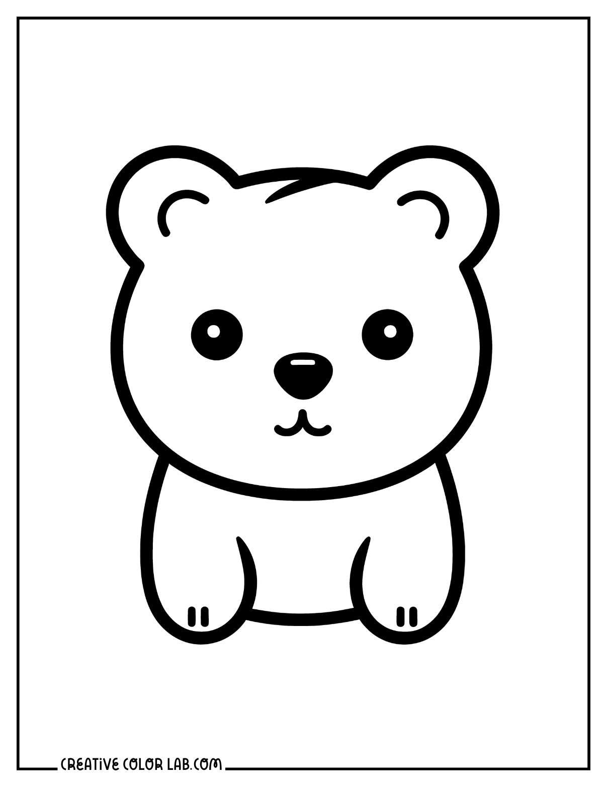 Free Printable Bear Coloring Pages