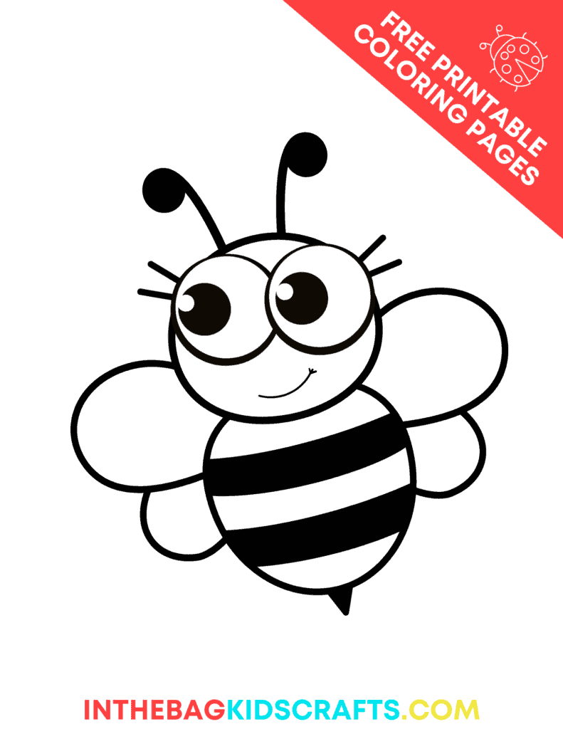 Free Printable Bug Coloring Pages For Kids In The Bag Kids Crafts