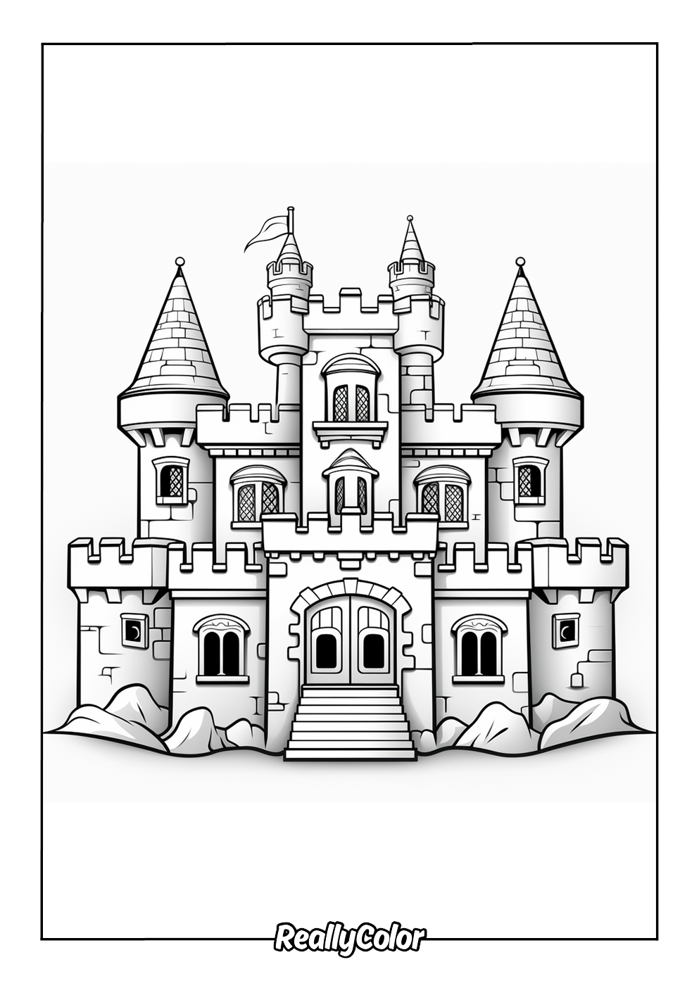 Free Printable Castles Coloring Pages