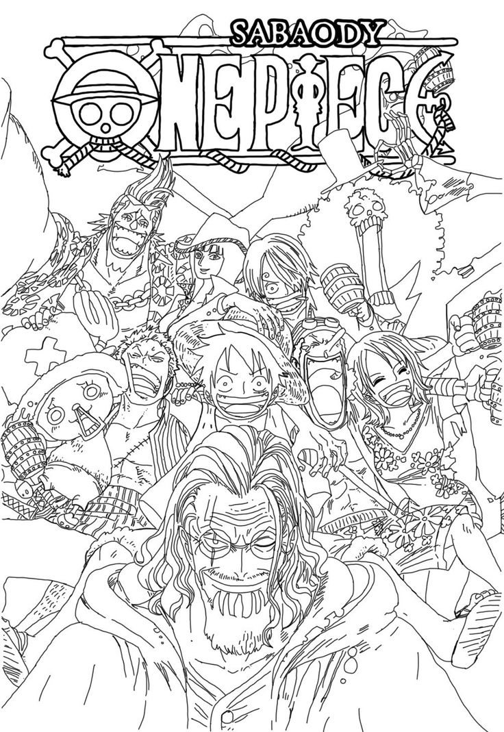 anime coloring pages one piece
