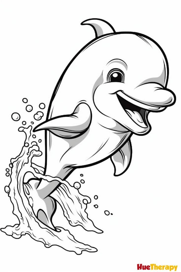 dolphin coloring pages