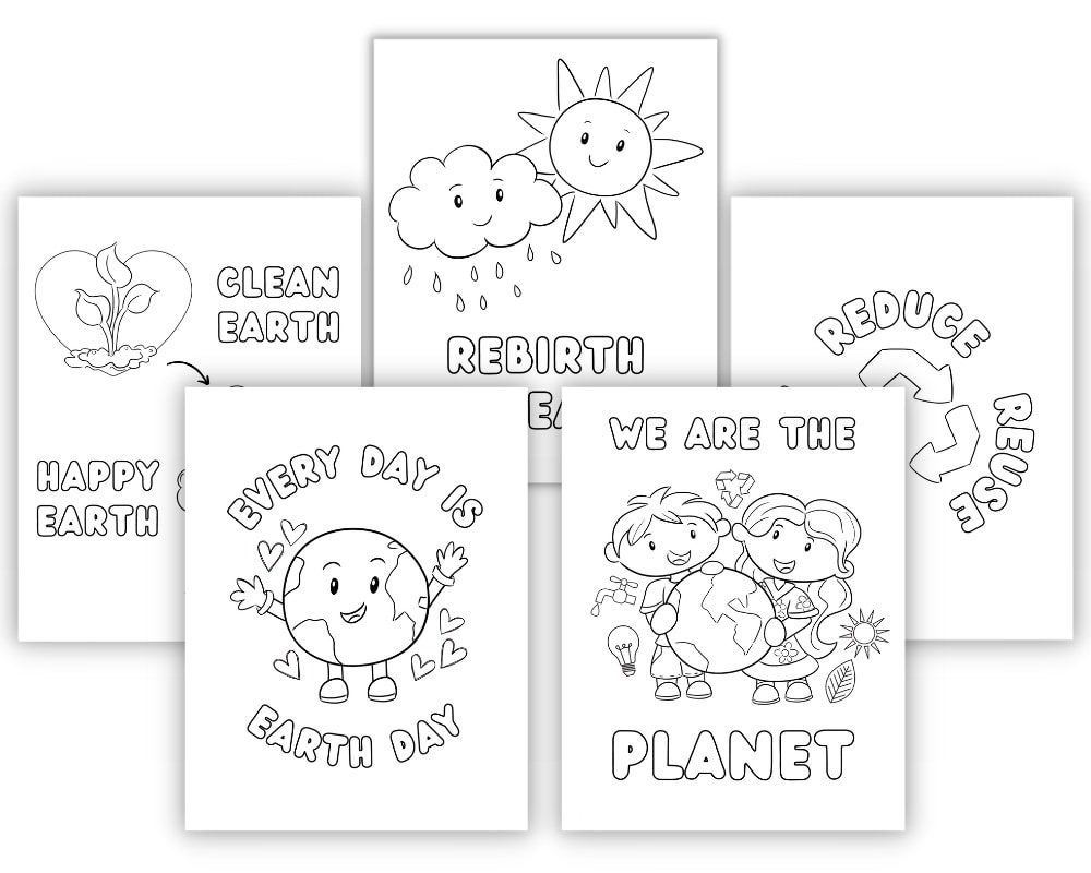 earth coloring pages for preschoolers