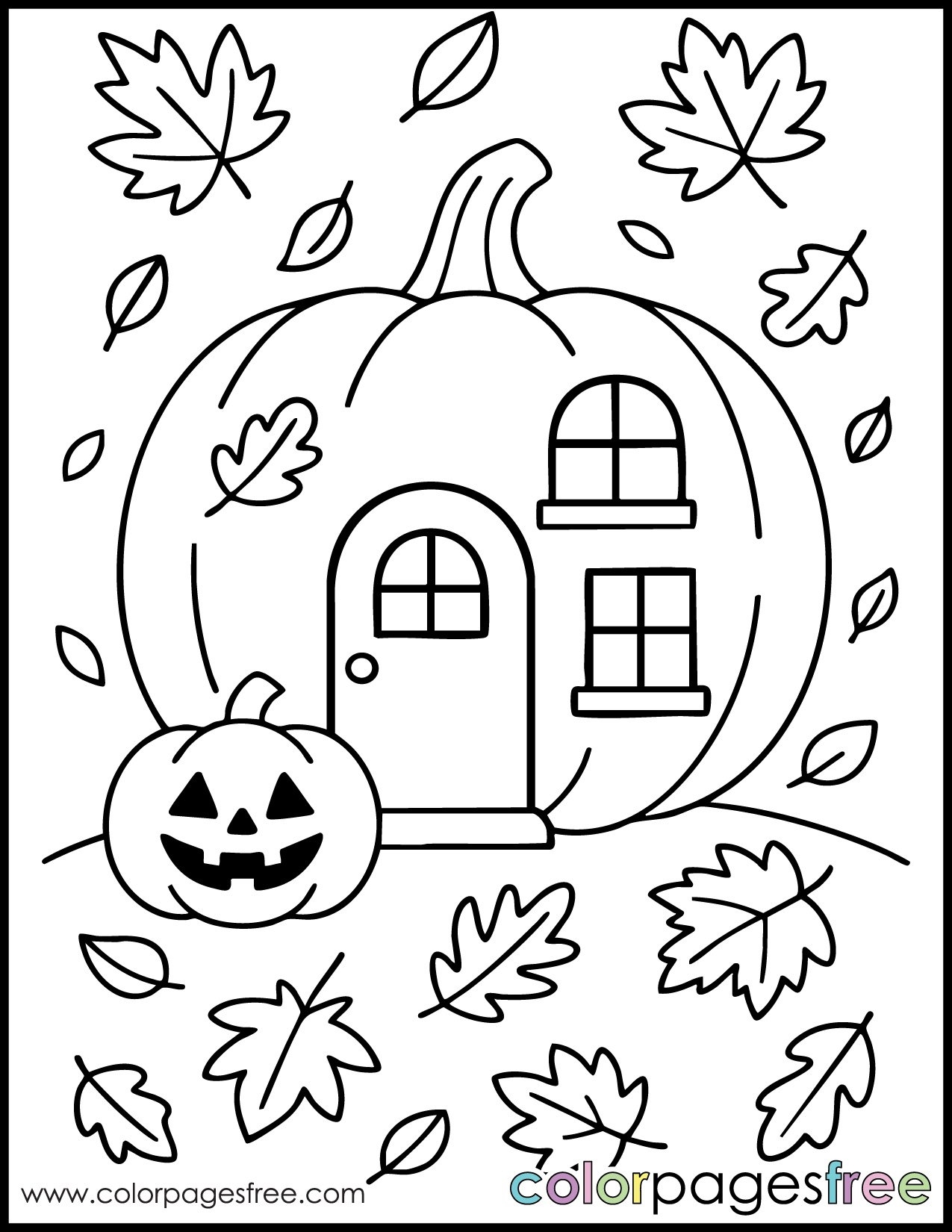 preschool halloween coloring pages to print