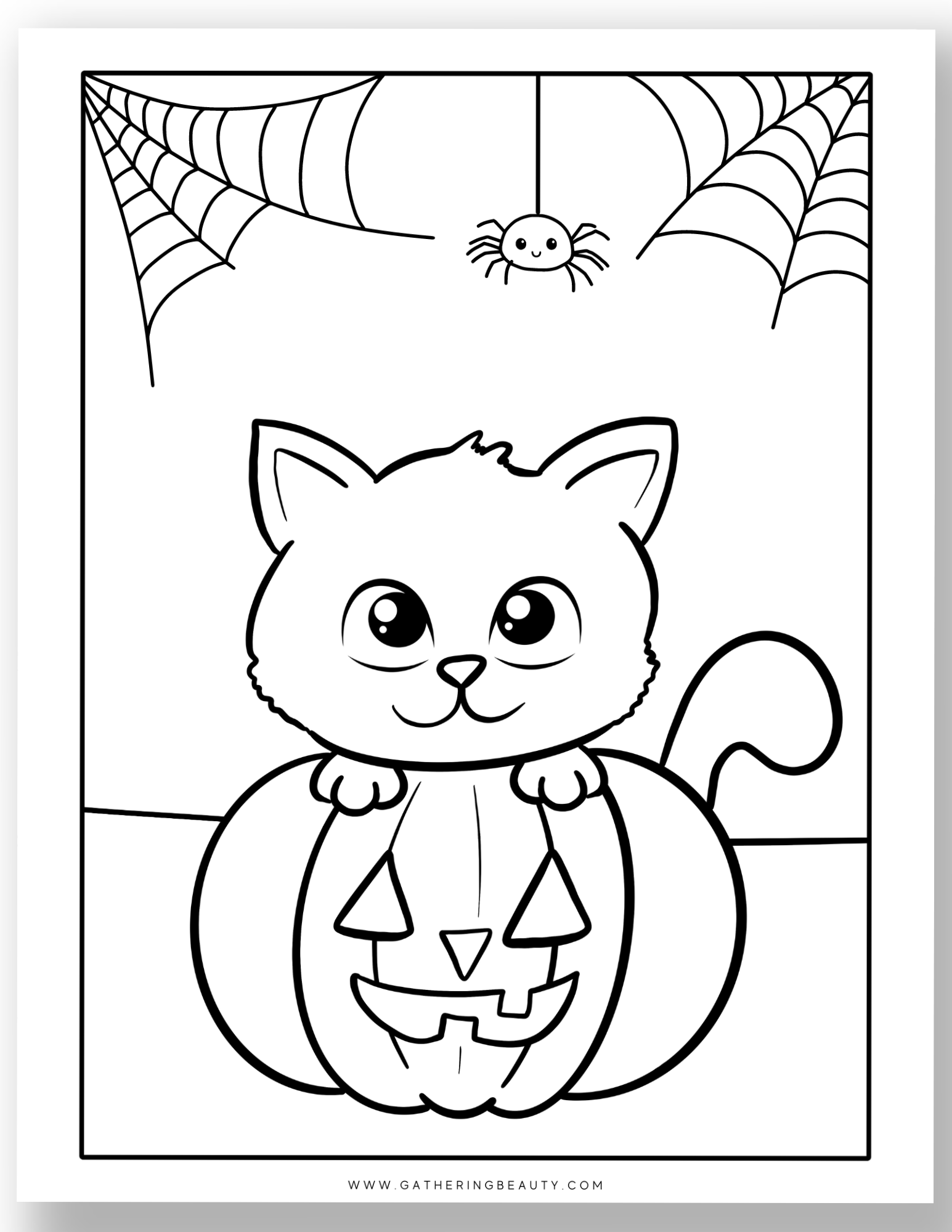 Free Printable Halloween Colouring Pages Gathering Beauty