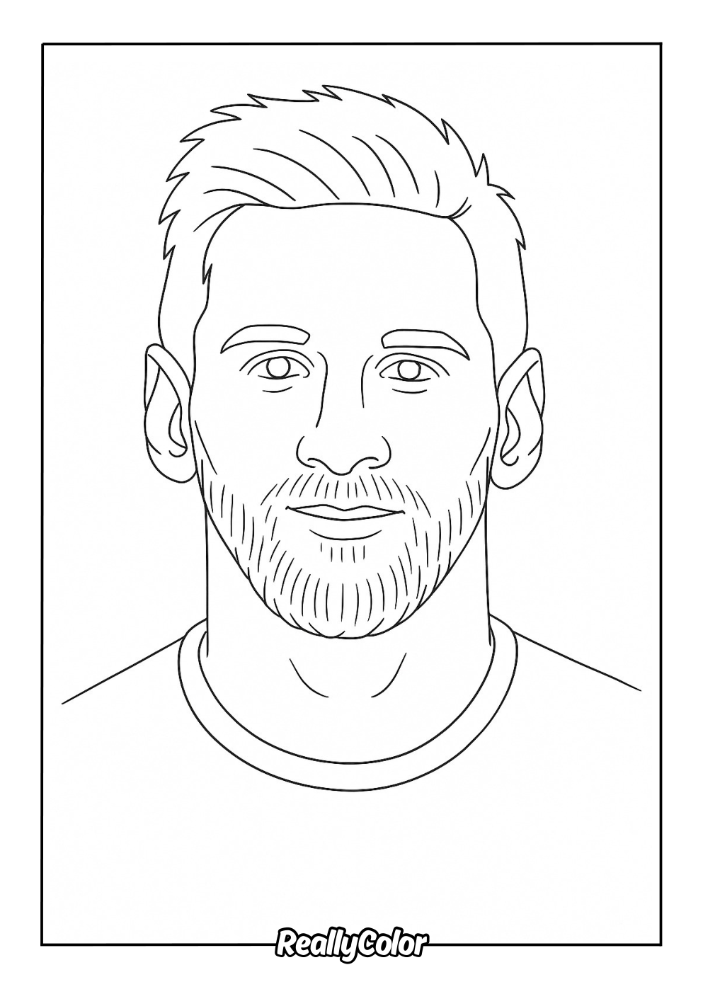 Free Printable Messi Coloring Pages