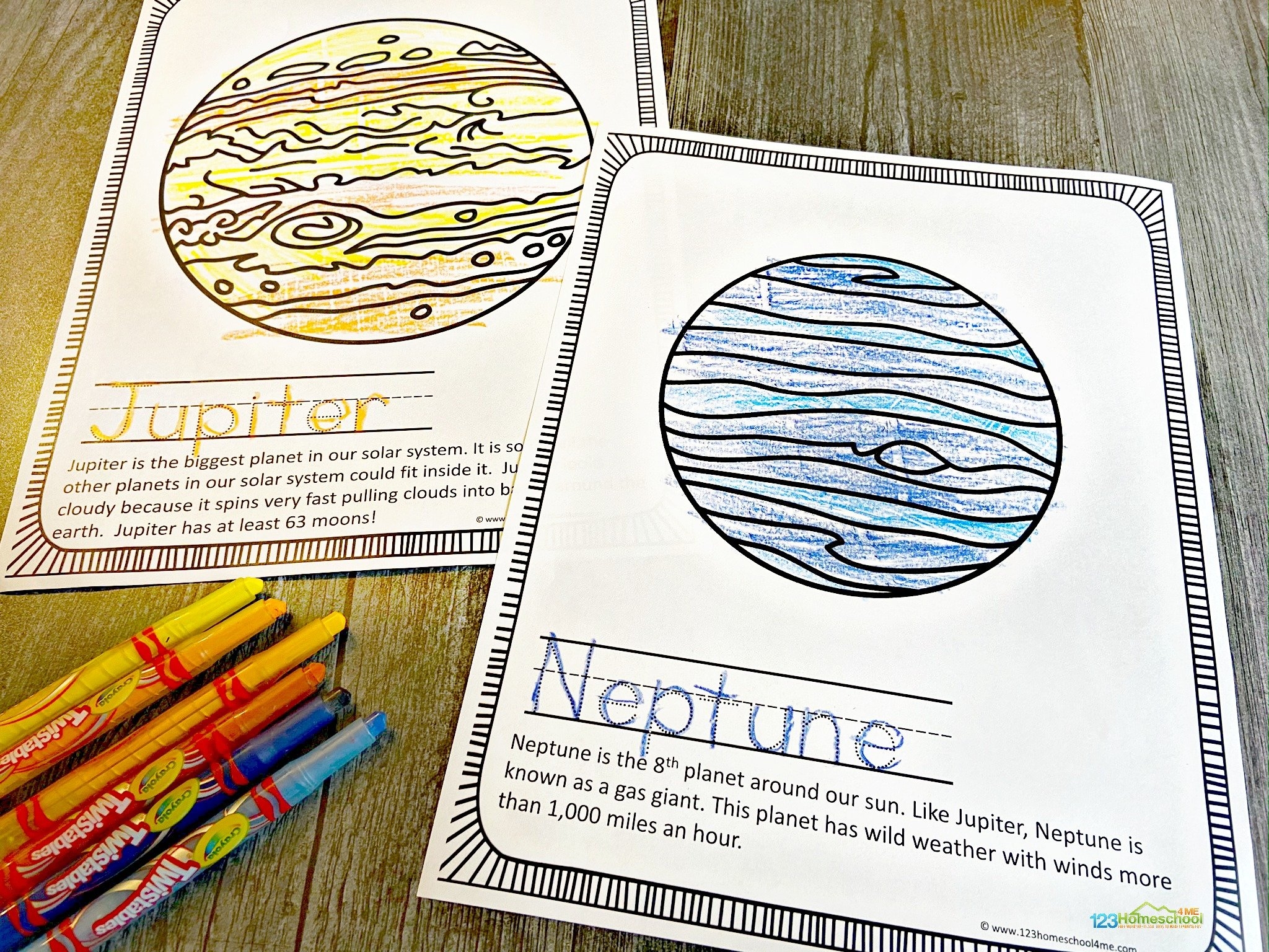  FREE Printable Solar System Planet Coloring Pages