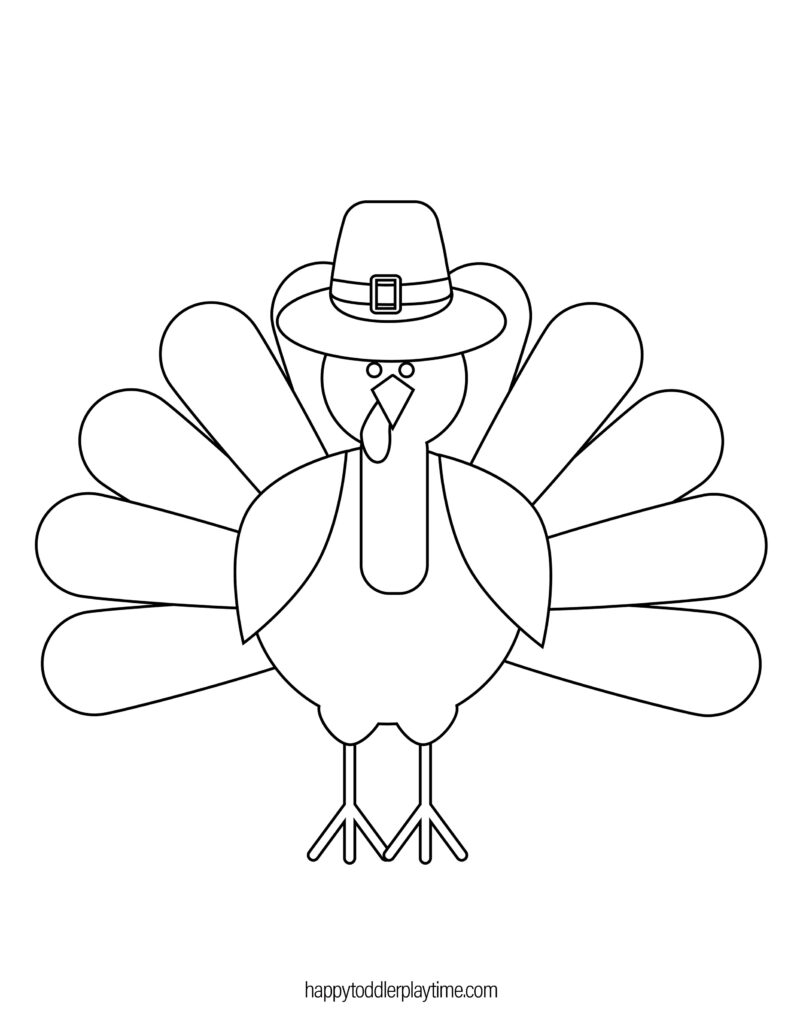 Free Printable Turkey Coloring Pages For Kids Happy Toddler Playtime