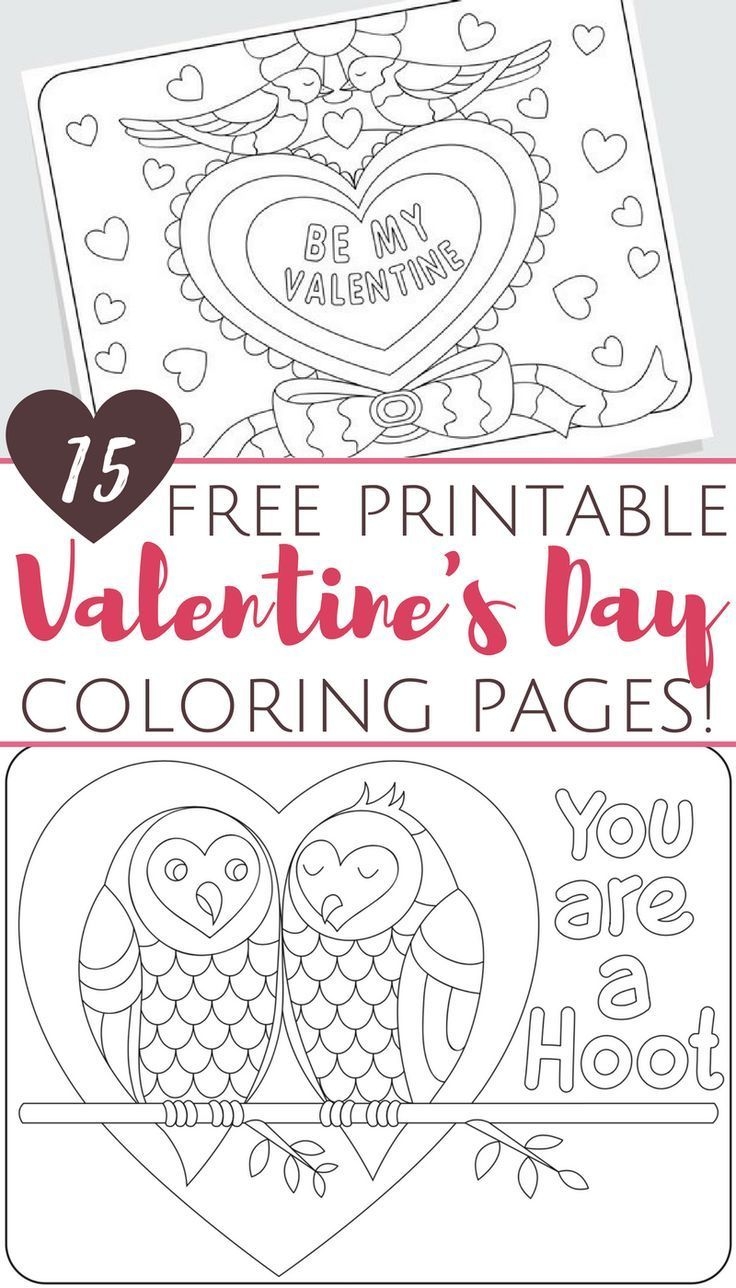Free Printable Valentine Day Coloring Pages
