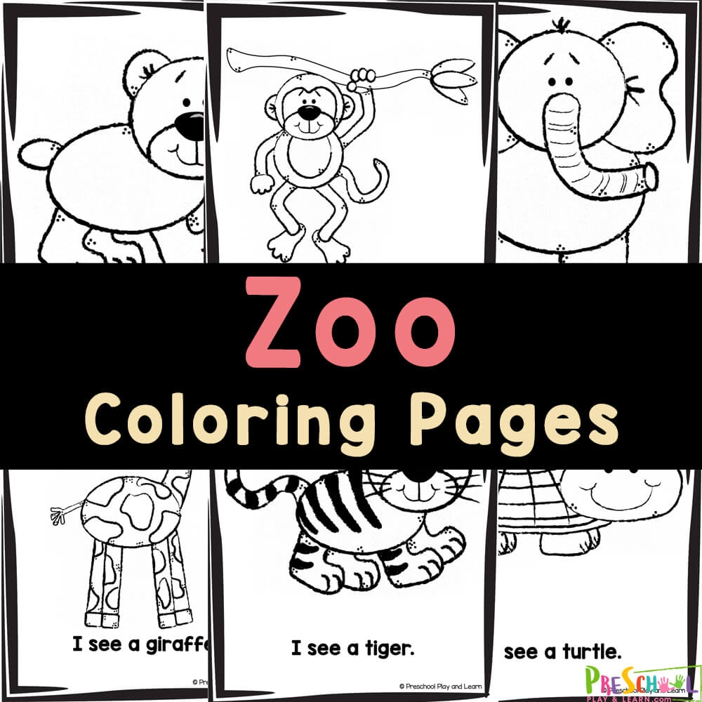 zoo coloring pages
