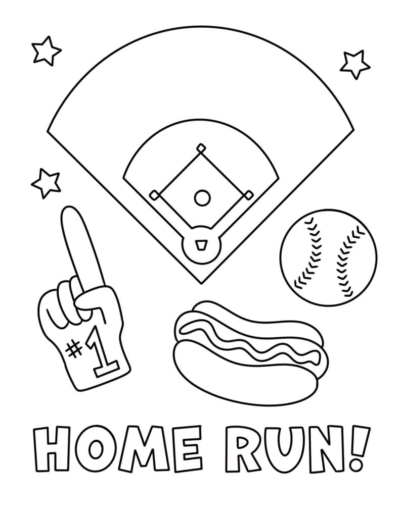 Free Sports Coloring Pages For Kids The Hollydog Blog