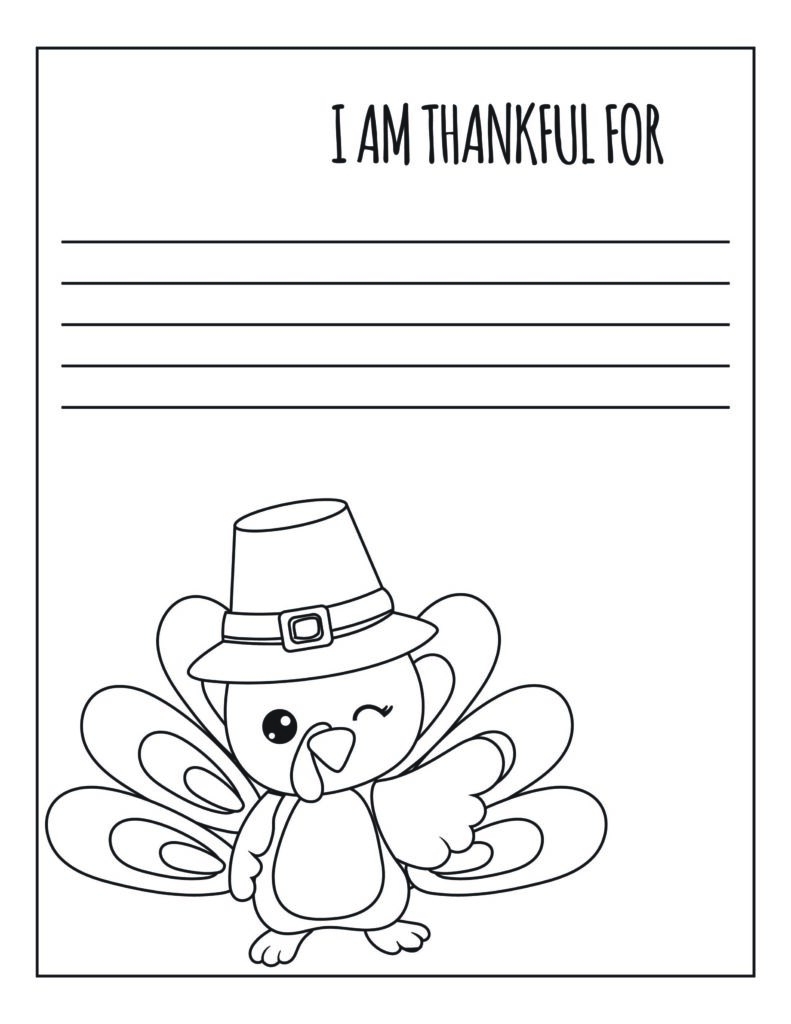 Free Thanksgiving Coloring Pages For Kids A Fun Craft Activity Kiss My Tulle