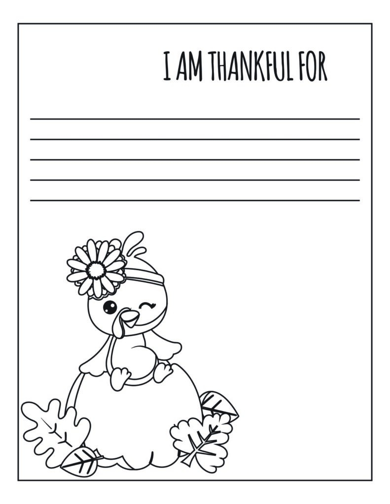 Free Thanksgiving Coloring Pages For Kids A Fun Craft Activity Kiss My Tulle
