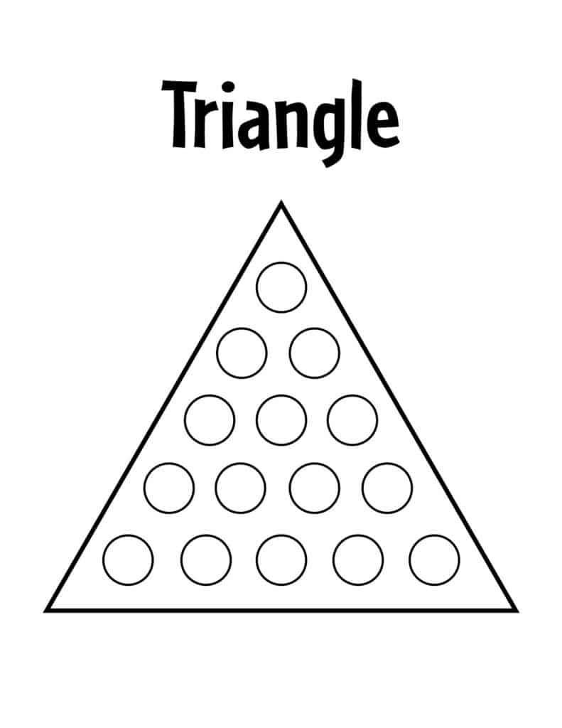 Free Triangle Worksheets For Preschool The Hollydog Blog Worksheets Library
