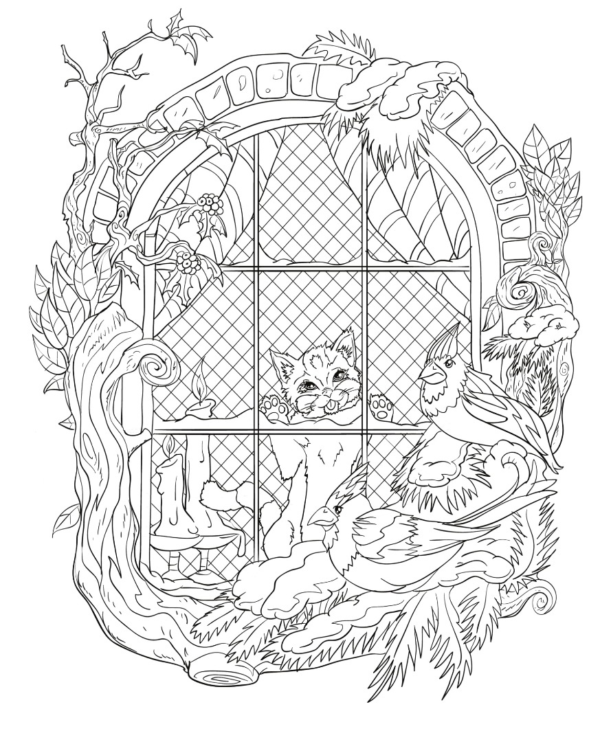 coloring pages adults