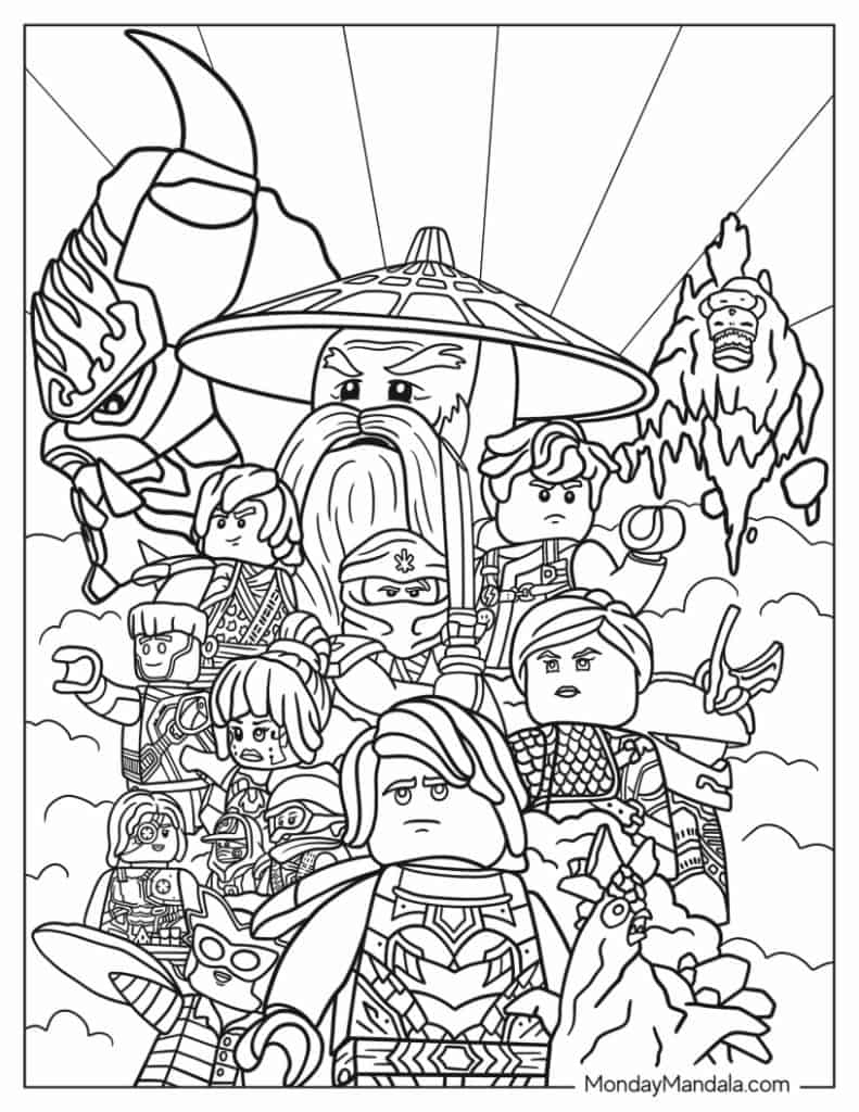 Garmadon Ninjago Colorare Lloyd Garmadon Coloring Page Jay Lego Ninjago Para Colorear