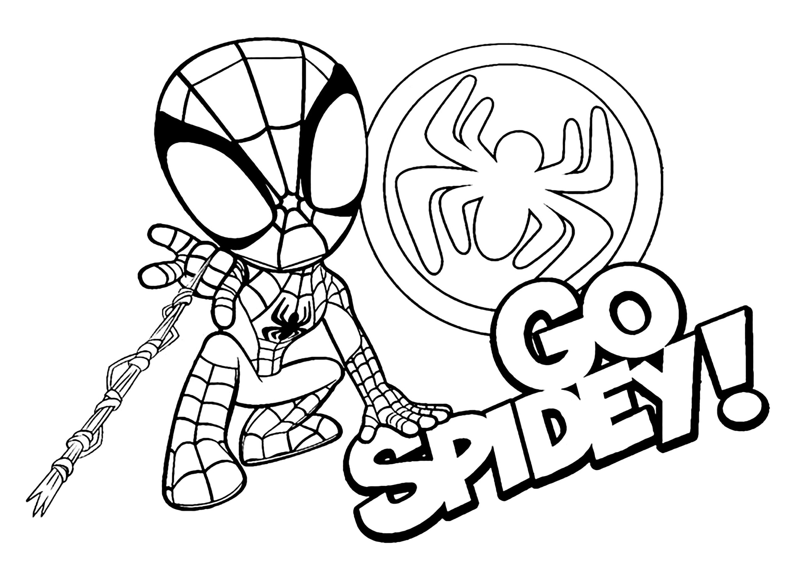 Go Spidey Spidey And His Amazing Friends Coloring Pages
