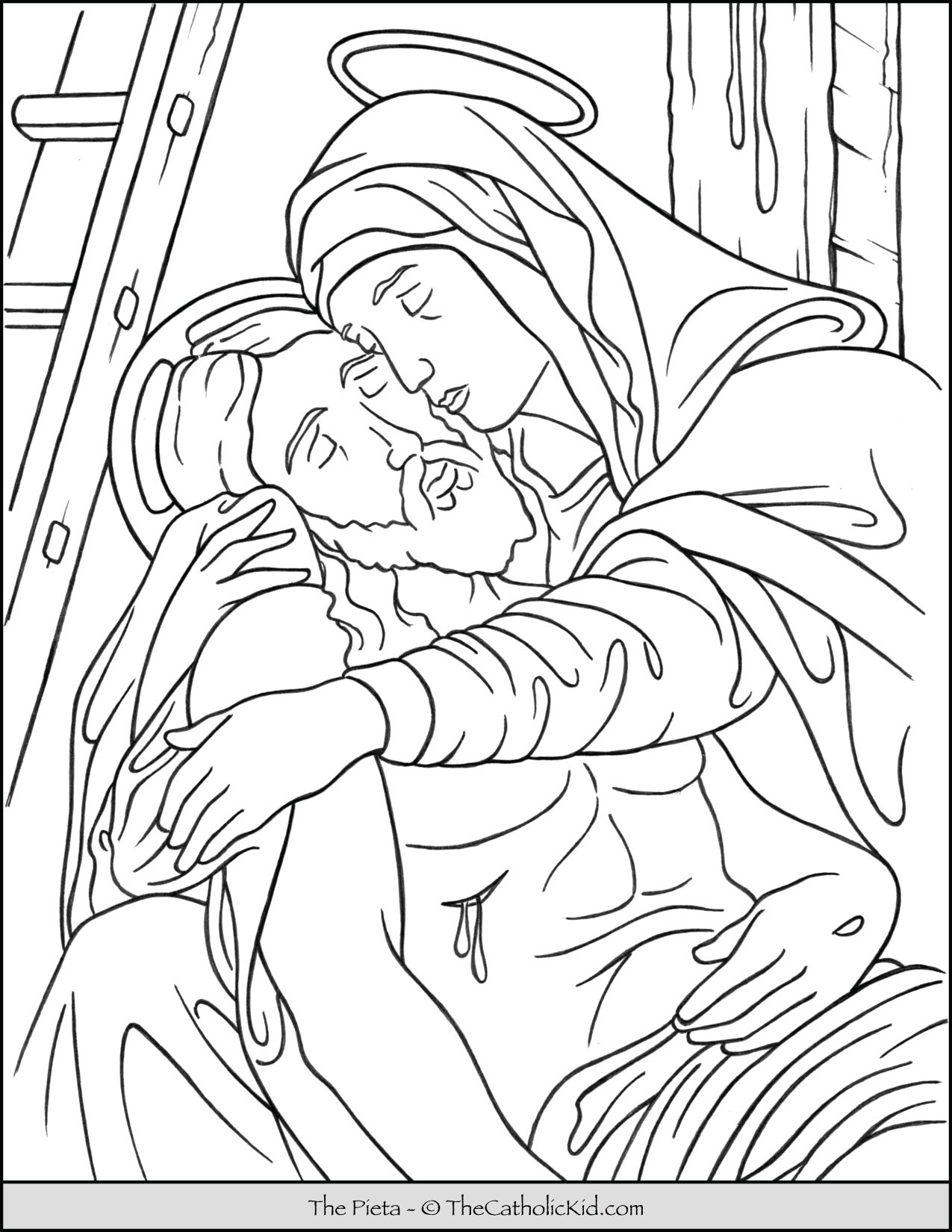 Good Friday Archives The Catholic Kid Catholic Coloring Pages And Games For Children