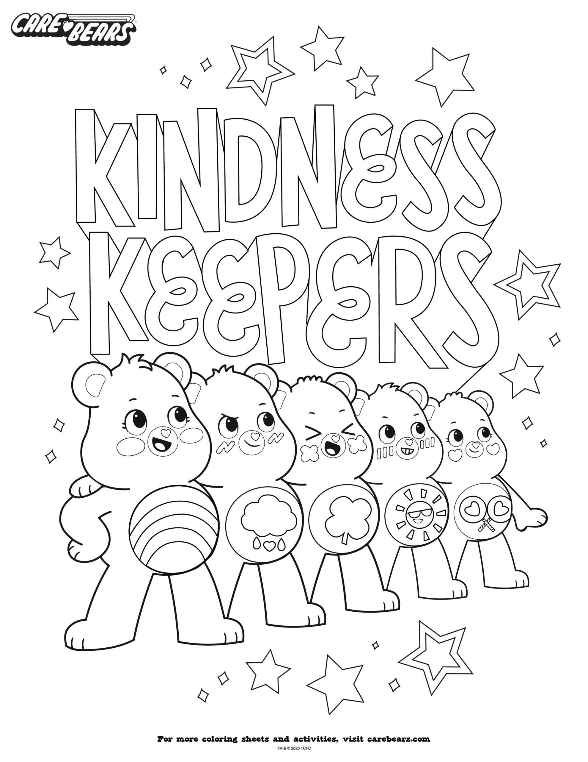Good Luck Care Bear Coloring Pages
