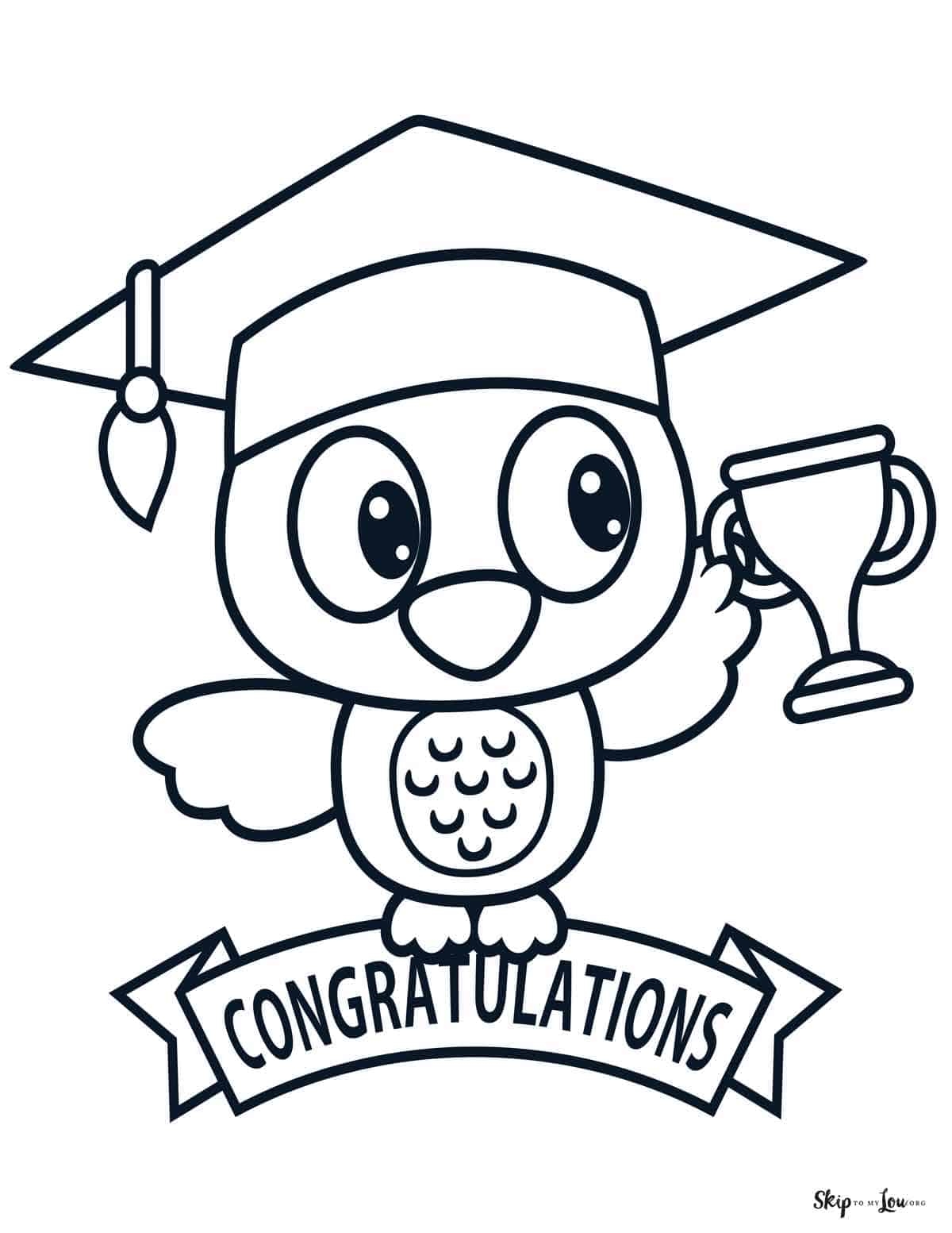 Graduation Coloring Pages Skip To My Lou