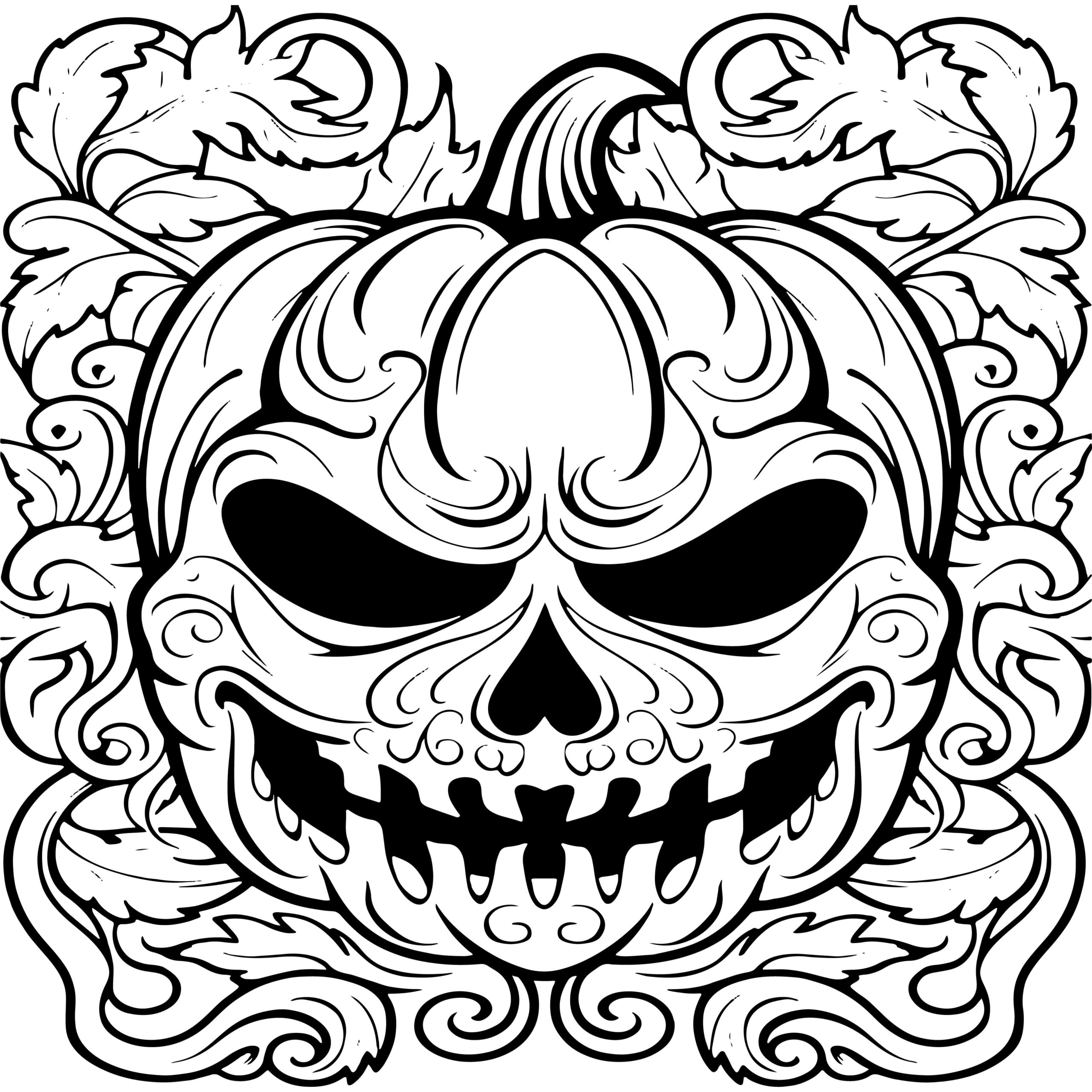 coloring pages for adults halloween