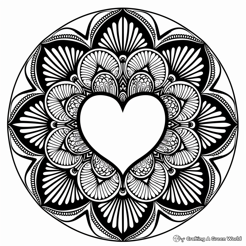 mandala coloring page