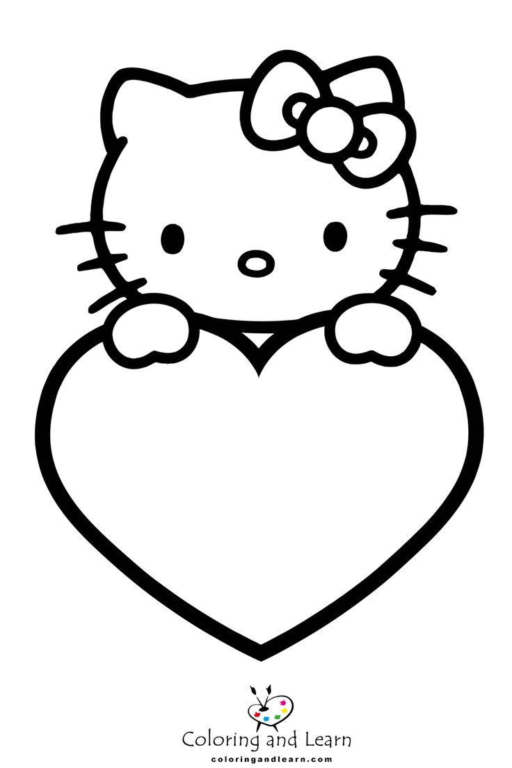 cute hello kitty coloring pages