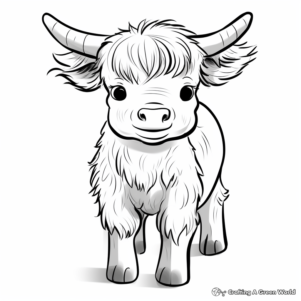 cow coloring pages for preschoolers