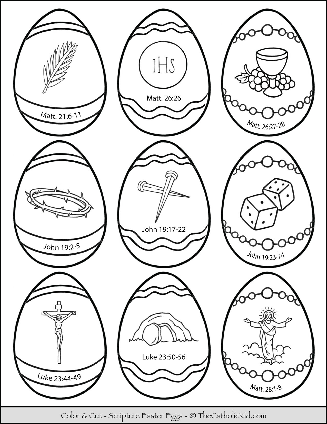 Holy Week Archives The Catholic Kid Catholic Coloring Pages And Games For Children