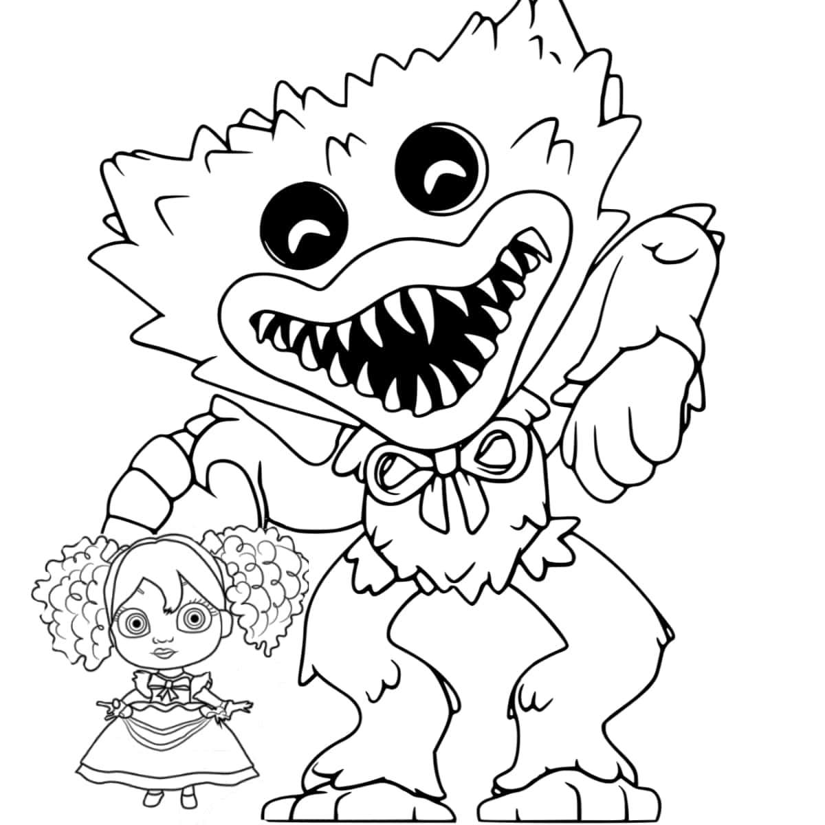 poppy playtime coloring pages