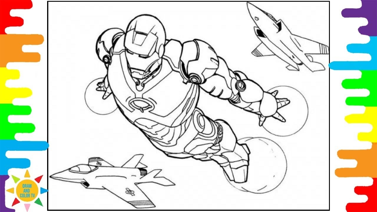 iron man coloring pages
