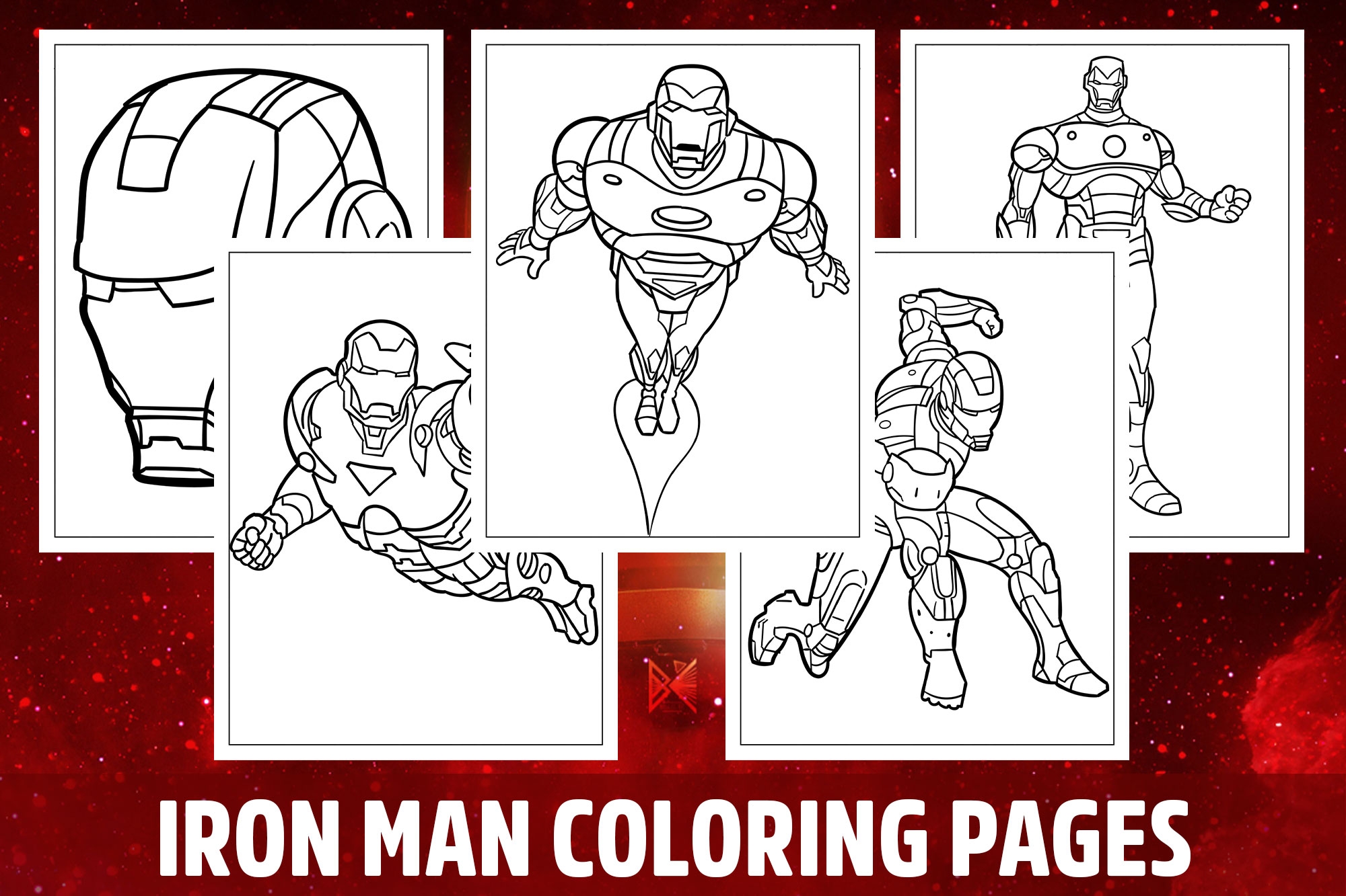 Iron Man Coloring Pages For Kids Girls Boys Teens Birthday School Activity Made By Teachers