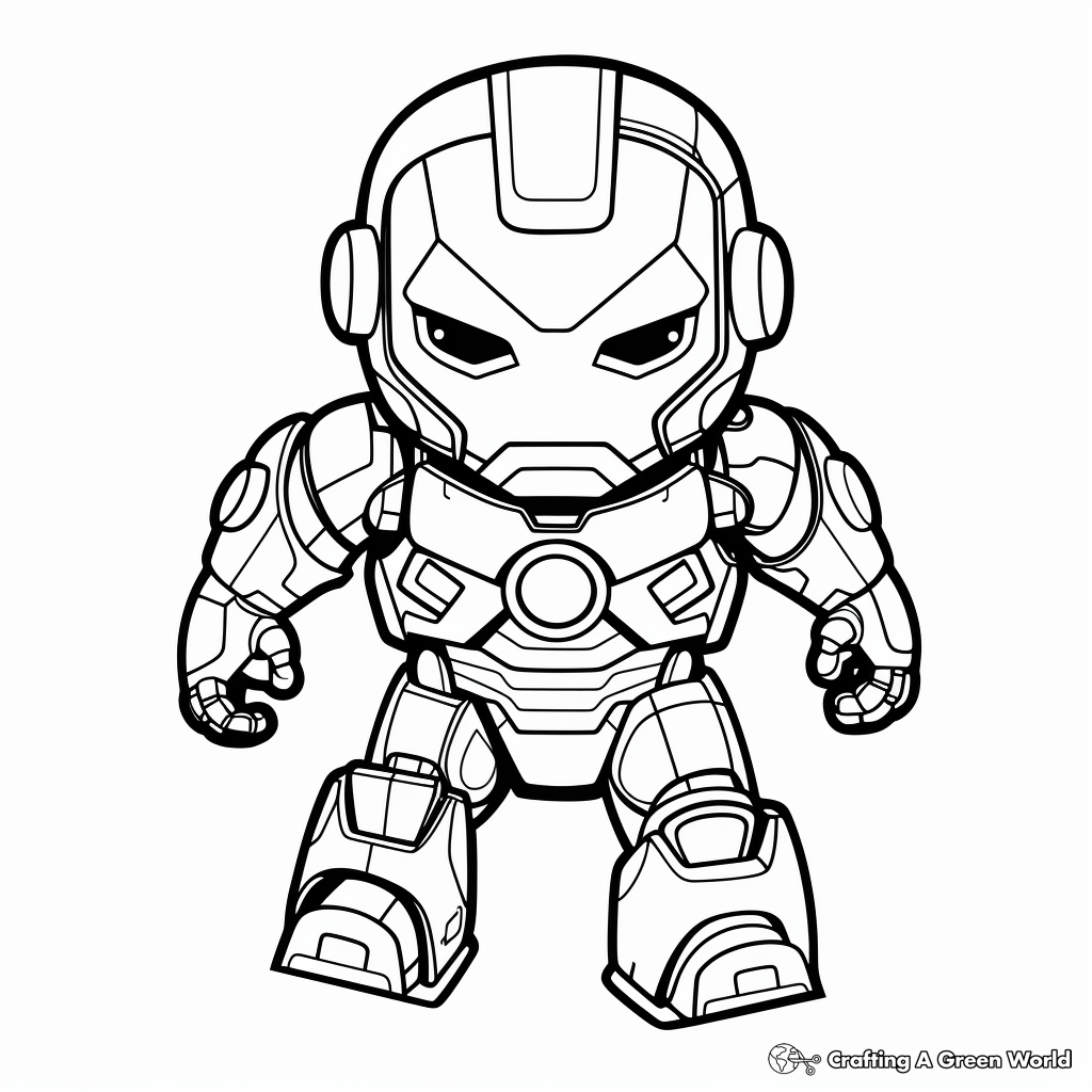 Iron Man Coloring Pages Free Printable 