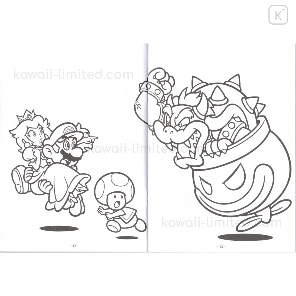 super mario coloring pages