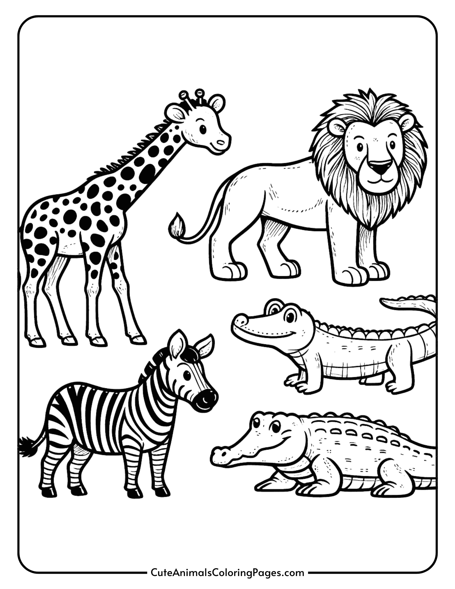 coloring pages animals