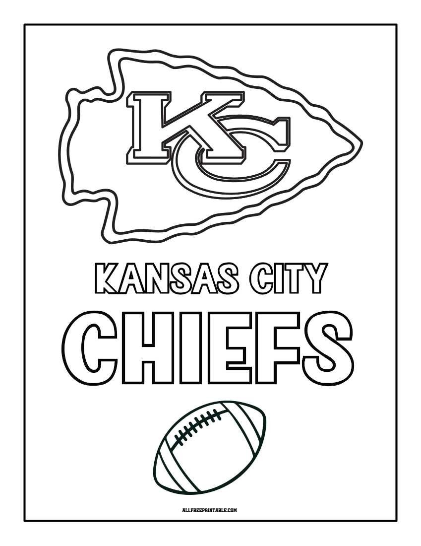 chiefs coloring pages