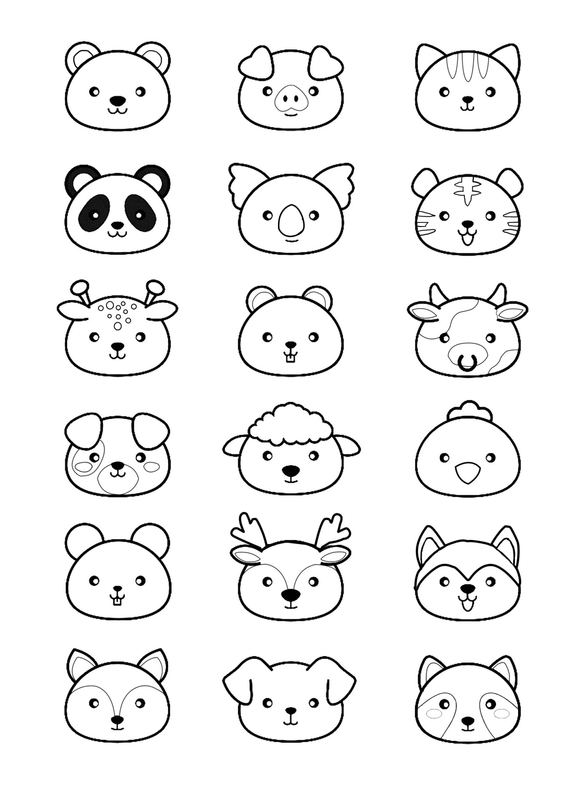 Kawaii Free To Color For Children Kawaii Coloring Pages