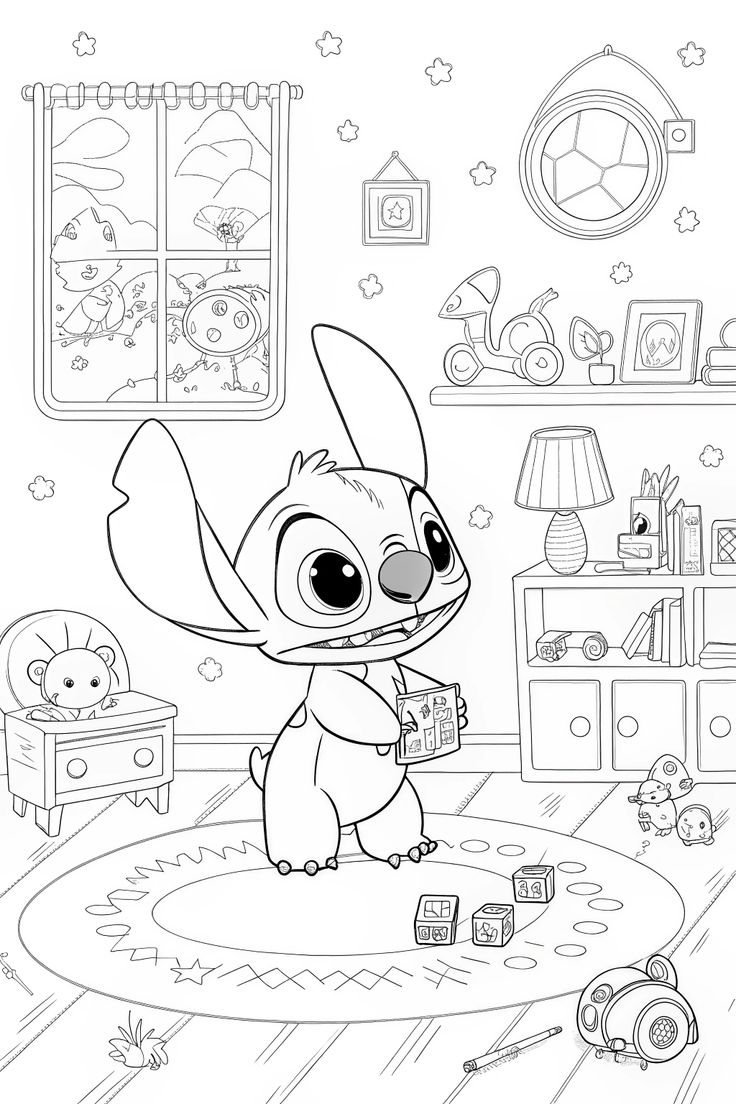 Kawaii Stitch Coloring Page Adorable Free Printable For Kids Kawaii Stitch Coloring Page Adorable Free Printable For Kids