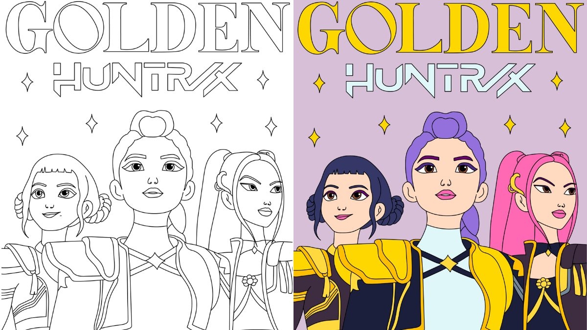KPop Demon Hunters Coloring Pages 94 Free Printable PDFs 