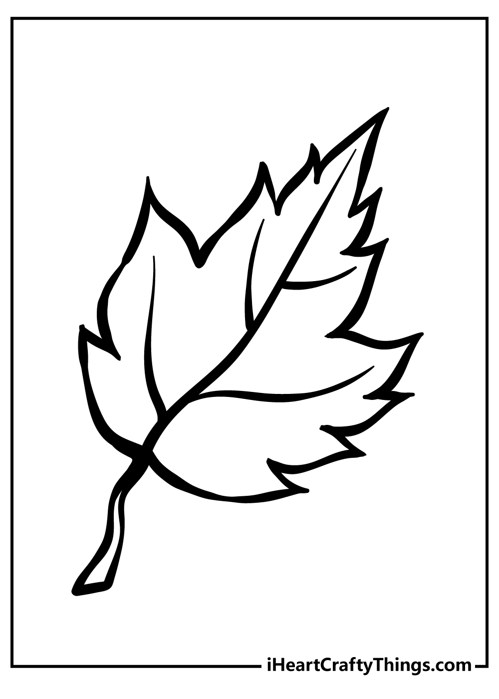 Leaf Coloring Pages 100 Free Printables 