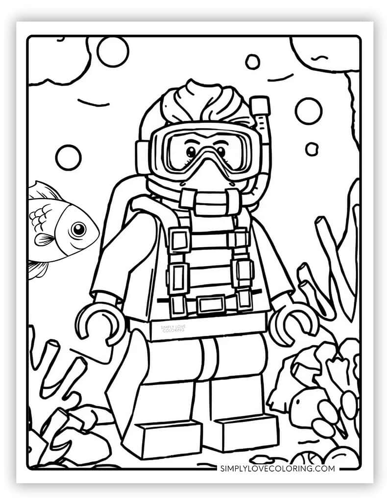 lego coloring pages