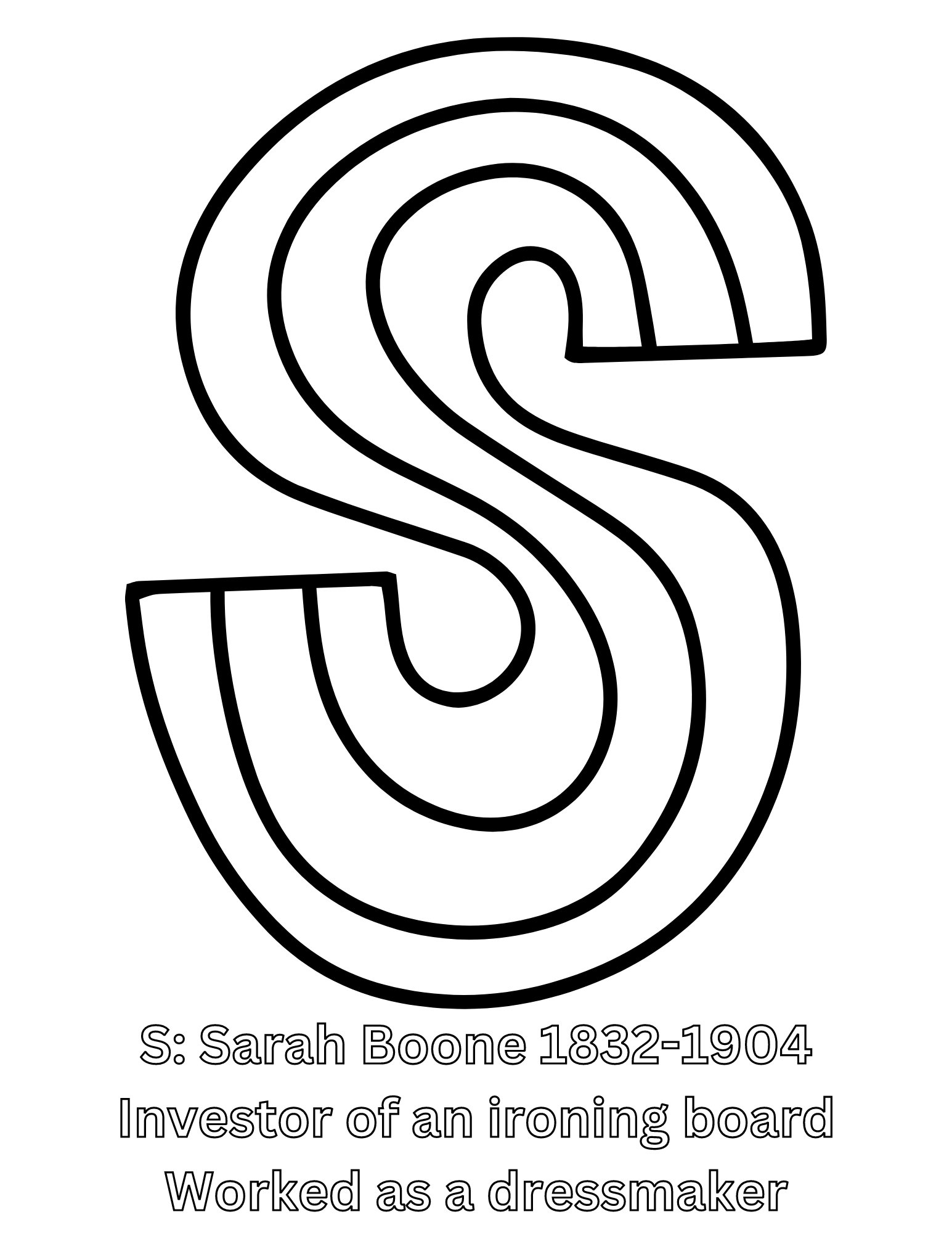 Letter S Coloring Page Etsy