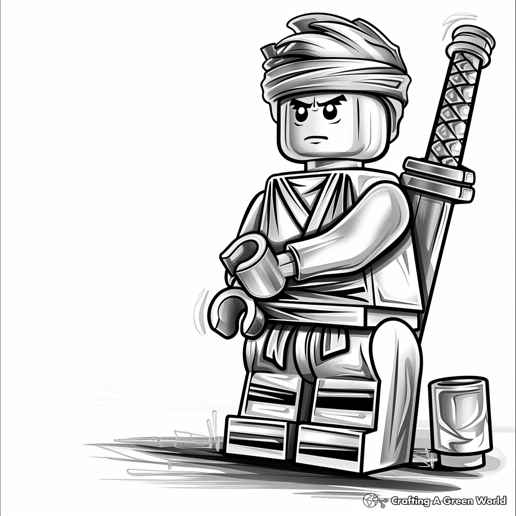 Lloyd Ninjago Coloring Pages Free Printable 