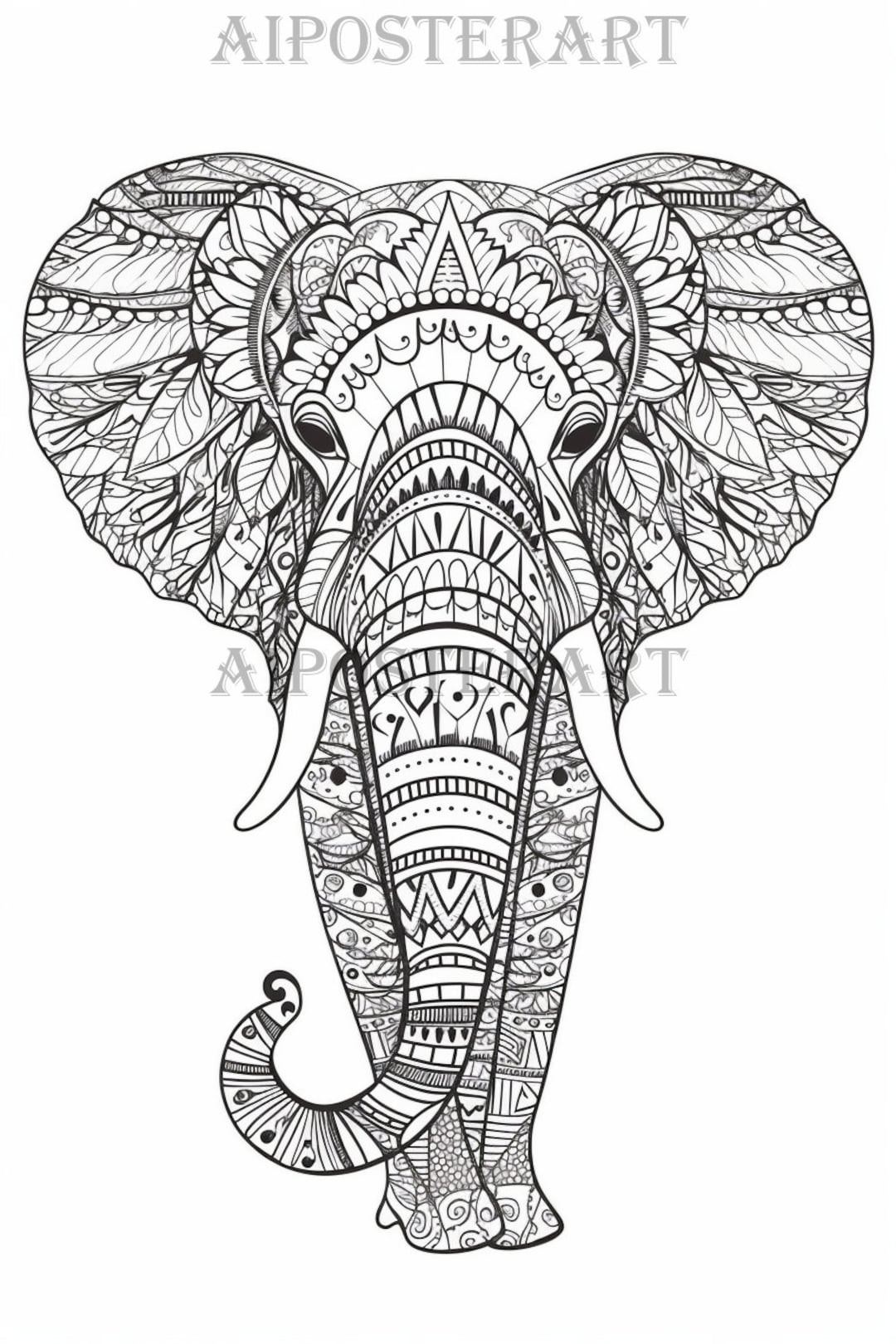 elephant coloring pages
