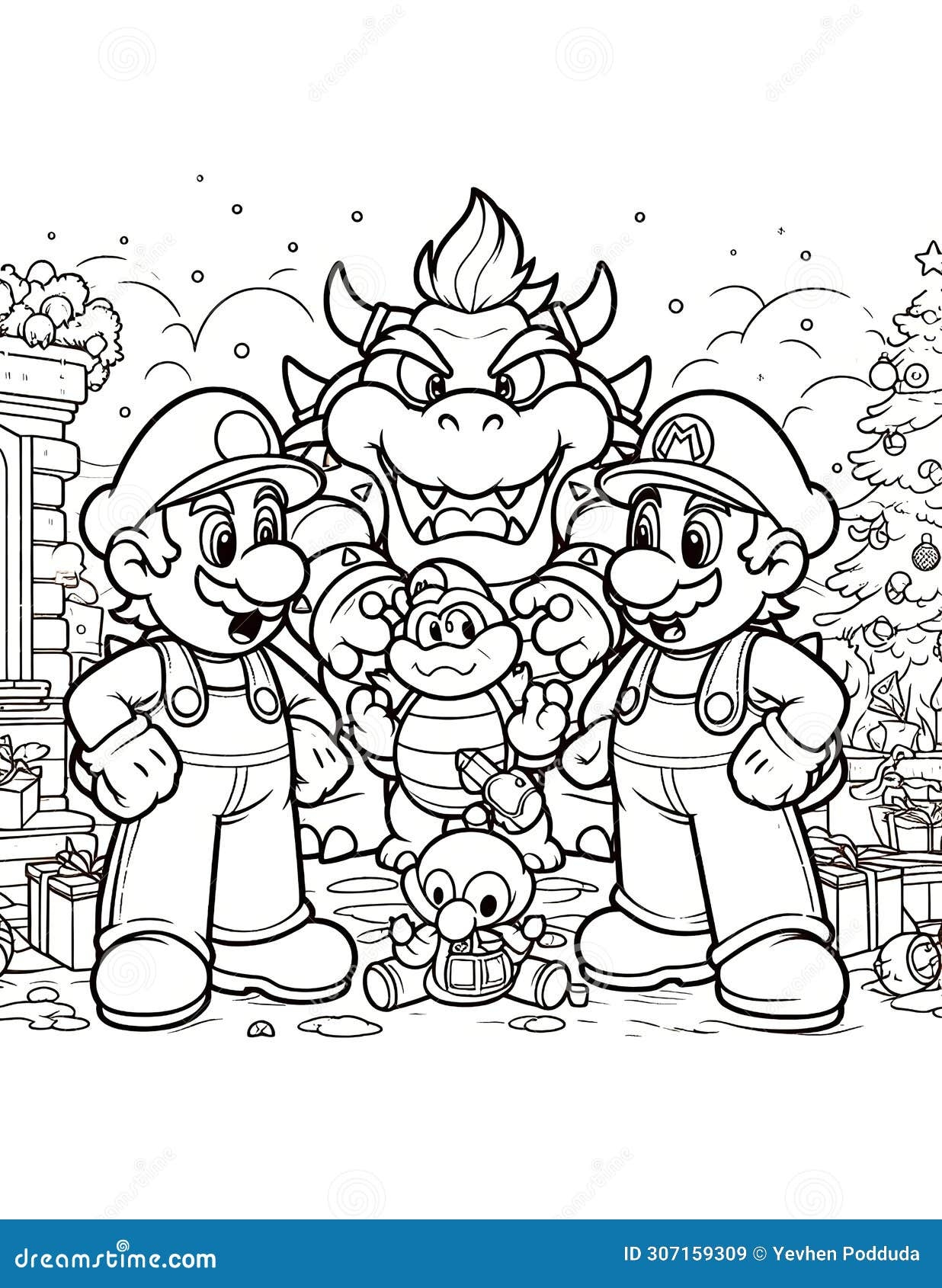 mario and luigi coloring pages
