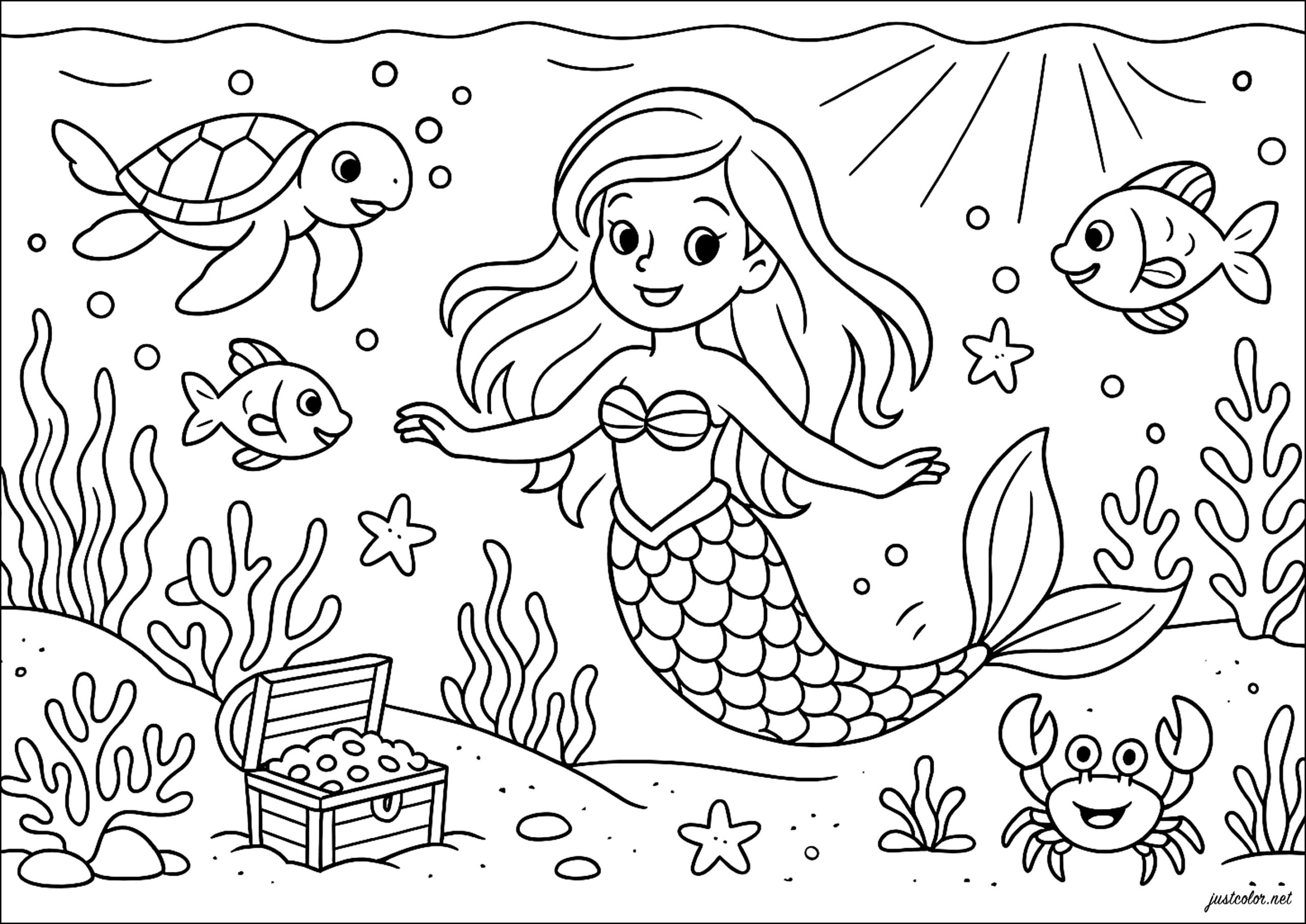 coloring pages mermaid coloring pages mermaid