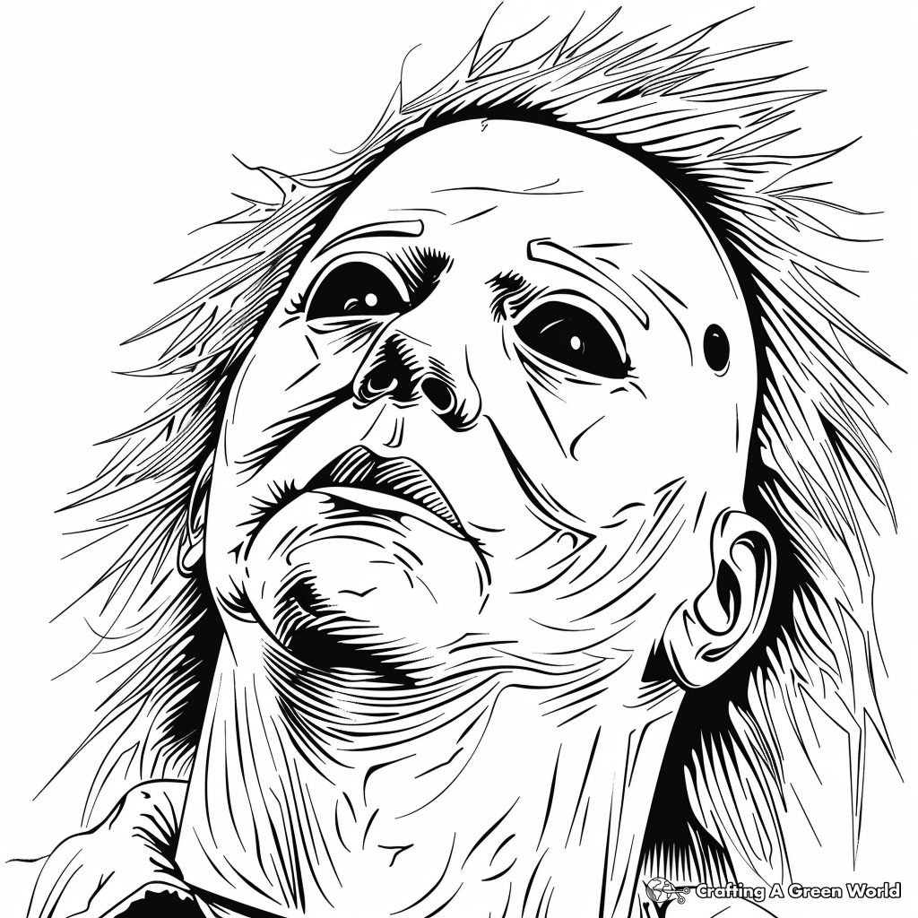 horror coloring pages
