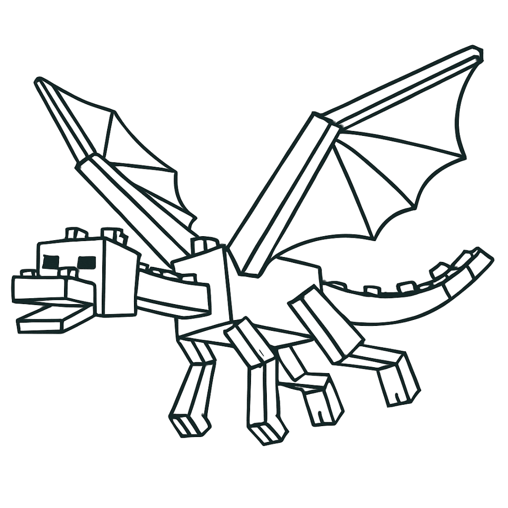 minecraft coloring page