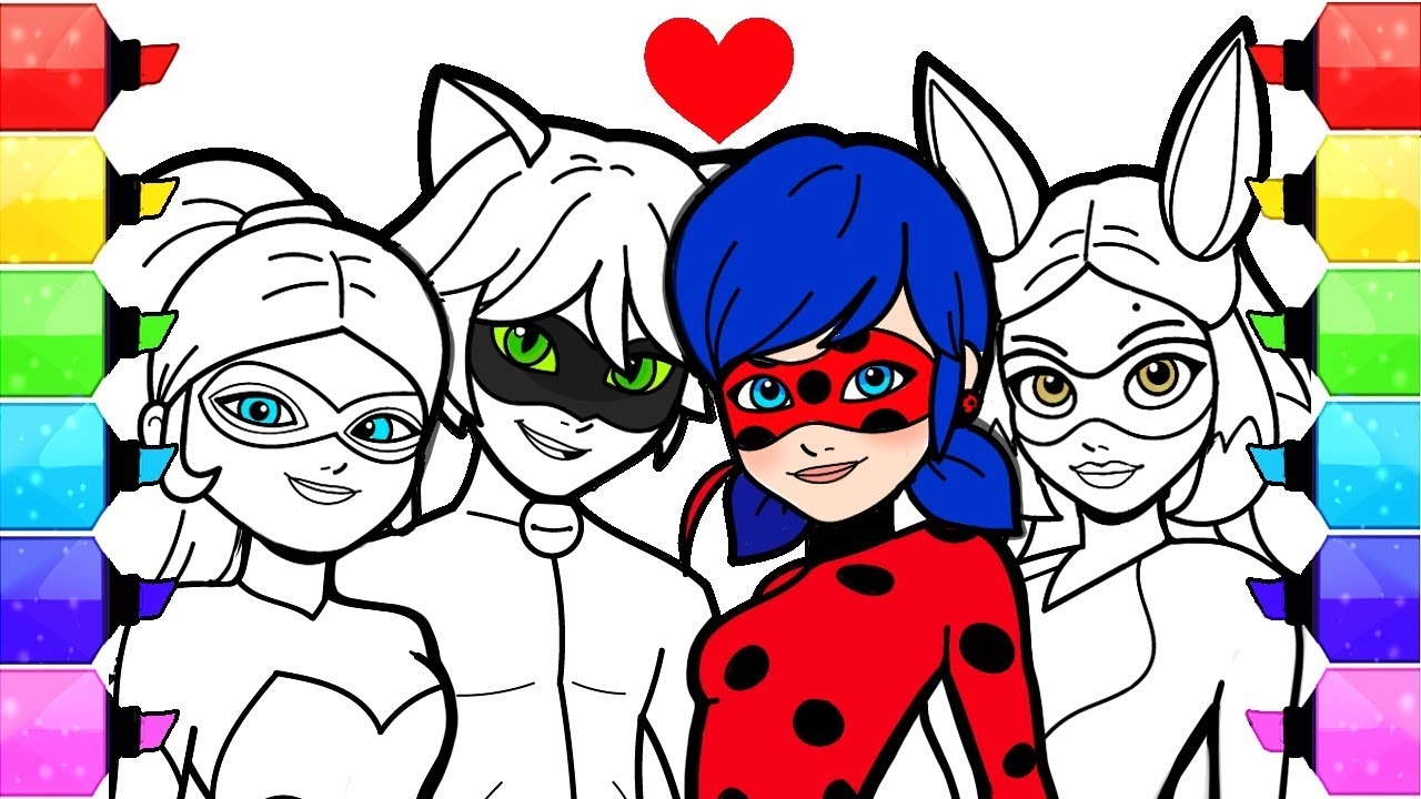 Miraculous Ladybug Coloring Pages How To Draw And Color Ladybug Coloring Book Marinette Adrien YouTube Miraculous Ladybug Coloring Pages How To Draw And Color Ladybug Coloring Book Marinette Adrien YouTube